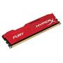 Модуль памяти для компьютера DDR3 4Gb 1600 MHz HyperX Fury Red Kingston Fury (ex.HyperX) (HX316C10FR/4) - 1