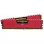 Модуль памяти для компьютера DDR4 16GB (2x8GB) 3000 MHz Vengeance LPX Red Corsair (CMK16GX4M2B3000C15R) - 1