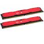 Модуль памяти для компьютера DDR4 16GB (2x8GB) 2400 MHz Iridium Red Goodram (IR-R2400D464L15S/16GDC) - 1