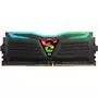 Модуль памяти для компьютера DDR4 16GB (2x8GB) 2400 MHz Super Luce Black RGB LED Geil (GLC416GB2400C16DC) - 1