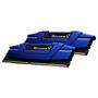 Модуль памяти для компьютера DDR4 16GB (2x8GB) 2666 MHz RipjawsV Blue G.Skill (F4-2666C15D-16GVB) - 2