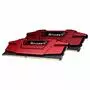 Модуль памяти для компьютера DDR4 16GB (2x8GB) 3000 MHz RipjawsV Red G.Skill (F4-3000C16D-16GVRB) - 2