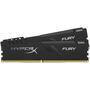 Модуль памяти для компьютера DDR4 16GB (2x8GB) 3200 MHz HyperX FURY Black Kingston Fury (ex.HyperX) (HX432C16FB3K2/16) - 3