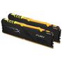 Модуль памяти для компьютера DDR4 16GB (2x8GB) 3000 MHz HyperX Fury Kingston Fury (ex.HyperX) (HX430C15FB3AK2/16) - 2