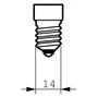 Лампочка PHILIPS E14 40W 230V P45 FR 1CT/10X10F (8727900020885) - 1