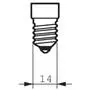 Лампочка PHILIPS E14 12W 220-240V WW 1CT/12 TornadoT2 8y (929689381502) - 2