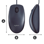 Мышка Logitech B100 (910-003357) - 7