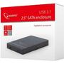 Карман внешний Gembird 2.5", USB3.1,Type-C, черный (EE2-U31S-2) - 7