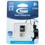 USB флеш накопитель Team 8GB C12G Black USB 2.0 (TC12G8GB01) - 4