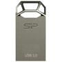USB флеш накопитель Silicon Power 16GB Jewel J50 USB 3.0 Titanium (SP016GBUF3J50V1T) - 1