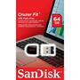 USB флеш накопитель SanDisk 64GB Cruzer Fit USB 2.0 (SDCZ33-064G-B35) - 4