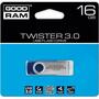 USB флеш накопитель Goodram 16GB Twister Blue USB 2.0 (UTS2-0160B0R11) - 2