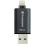 USB флеш накопитель Transcend 64GB JetDrive Go 300 Black USB 3.1 (TS64GJDG300K) - 3