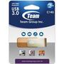 USB флеш накопитель Team 128GB C143 Brown USB 3.0 (TC1433128GN01) - 1