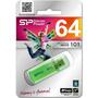 USB флеш накопитель Silicon Power 64GB Helios 101 Green USB 2.0 (SP064GBUF2101V1N) - 4