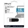 USB флеш накопитель PNY flash 16GB Attache4 Black USB 2.0 (FD16GATT4-EF) - 3