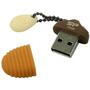 USB флеш накопитель Silicon Power 16GB Touch T30 Huzelnut USB 2.0 (SP016GBUF2T30V1E) - 3