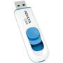 USB флеш накопитель ADATA 64GB C008 White+Blue USB 2.0 (AC008-64G-RWE) - 2