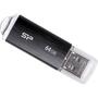 USB флеш накопитель Silicon Power 64GB Ultima U02 Black USB 2.0 (SP064GBUF2U02V1K) - 1