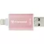 USB флеш накопитель Transcend 128GB JetDrive Go 300 Rose Gold USB 3.1/Lightning (TS128GJDG300R) - 3