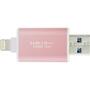 USB флеш накопитель Transcend 128GB JetDrive Go 300 Rose Gold USB 3.1/Lightning (TS128GJDG300R) - 4