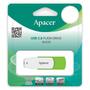 USB флеш накопитель Apacer 16GB AH335 Green/White USB 2.0 (AP16GAH335G-1) - 2