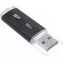 USB флеш накопитель Silicon Power 16GB Ultima U02 Black USB 2.0 (SP016GBUF2U02V1K) - 2