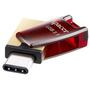 USB флеш накопитель Apacer 64GB AH180 Red Type-C Dual USB 3.1 (AP64GAH180R-1) - 2