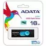 USB флеш накопитель ADATA 16GB UV320 Black/Blue USB 3.1 (AUV320-16G-RBKBL) - 3