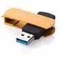 USB флеш накопитель eXceleram 16GB P2 Series Gold/Black USB 3.1 Gen 1 (EXP2U3GOB16) - 1