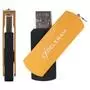 USB флеш накопитель eXceleram 16GB P2 Series Gold/Black USB 3.1 Gen 1 (EXP2U3GOB16) - 3