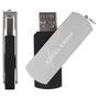 USB флеш накопитель eXceleram 8GB P2 Series Silver/Black USB 2.0 (EXP2U2SIB08) - 3