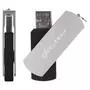 USB флеш накопитель eXceleram 16GB P2 Series Silver/Black USB 2.0 (EXP2U2SIB16) - 3