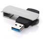 USB флеш накопитель eXceleram 16GB P2 Series Silver/Black USB 3.1 Gen 1 (EXP2U3SIB16) - 1