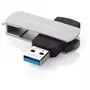 USB флеш накопитель eXceleram 32GB P2 Series Silver/Black USB 3.1 Gen 1 (EXP2U3SIB32) - 1