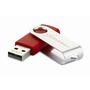 USB флеш накопитель eXceleram 8GB P1 Series Silver/Red USB 2.0 (EXP1U2SIRE08) - 1