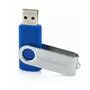 USB флеш накопитель eXceleram 8GB P1 Series Silver/Blue USB 2.0 (EXP1U2SIBL08) - 2
