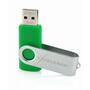 USB флеш накопитель eXceleram 16GB P1 Series Silver/Green USB 2.0 (EXP1U2SIGR16) - 2