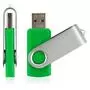 USB флеш накопитель eXceleram 16GB P1 Series Silver/Green USB 2.0 (EXP1U2SIGR16) - 3