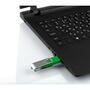 USB флеш накопитель eXceleram 16GB P1 Series Silver/Green USB 2.0 (EXP1U2SIGR16) - 6