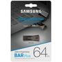 USB флеш накопитель Samsung 64GB Bar Plus Black USB 3.1 (MUF-64BE4/APC) - 6