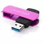 USB флеш накопитель eXceleram 64GB P2 Series Purple/Black USB 3.1 Gen 1 (EXP2U3PUB64) - 1