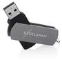 USB флеш накопитель eXceleram 64GB P2 Series Gray/Black USB 2.0 (EXP2U2GB64) - 2