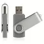 USB флеш накопитель eXceleram 32GB P1 Series Silver/Gray USB 2.0 (EXP1U2SIG32) - 3