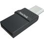 USB флеш накопитель SanDisk 128GB Dual Drive Ultra USB 2.0 + Type-C (SDDDC1-128G-G35) - 1