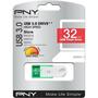 USB флеш накопитель PNY flash 32GB Attache4 Green USB 3.0 (FD32GATT430-EF) - 3