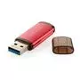 USB флеш накопитель eXceleram 128GB A3 Series Red USB 3.1 Gen 1 (EXA3U3RE128) - 4