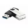 USB флеш накопитель eXceleram 32GB P1 Series Silver/Black USB 3.1 Gen 1 (EXP1U3SIB32) - 1
