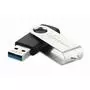 USB флеш накопитель eXceleram 16GB P1 Series Silver/Black USB 3.1 Gen 1 (EXP1U3SIB16) - 1
