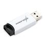 USB флеш накопитель eXceleram 16GB H2 Series White/Black USB 3.1 Gen 1 (EXU3H2W16) - 1